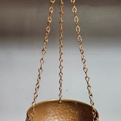 ALFORD CO INC Copper Hammered Modes Brass New York Hanging Match Holder 