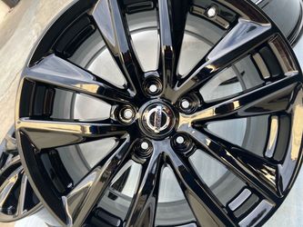 Nissan Sentra rims 17” Oem factory wheels rines para Nissan Sentra Altima maxima new gloss black