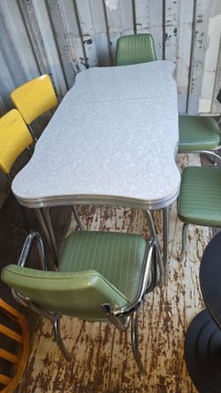 Mid century modern dining set