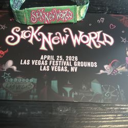 Sick new world ticket 250$