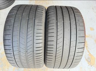 Two Tires 305/30/20 Pirelli P Zero PZ4 with 75-80% Left Amazing deal