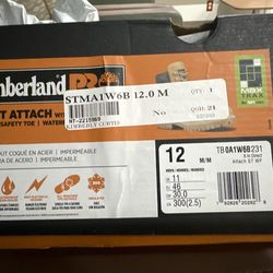 NEW Timberland PRO 6” Steel Toe Waterproof Boots – Size 12 & 13
