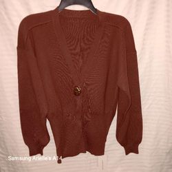 Commense Sweater Brown Women's Small