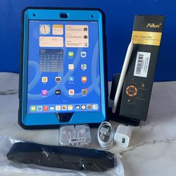 Apple IPad 9th Generation (10.2” Retina /Touch ID /IOS 18/ 2021 Model) 64GB with Pen  & Accessories 