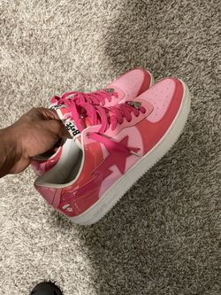 Pink Bapesta Low sz 9.5