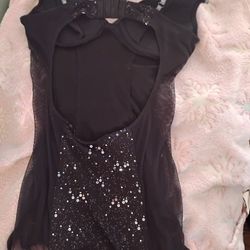 Ladies Black Short Very Sexy Sequined Dress 👗👗👗