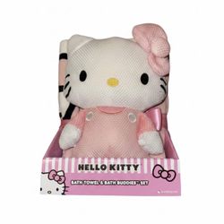 Hello Kitty Towel And Bath Buddy