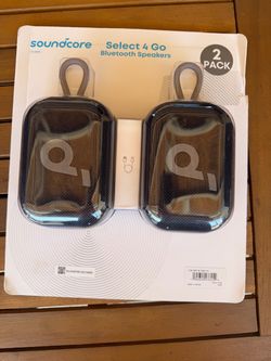 Soundcore Select 4 Go Bluetooth Speakers 2-Pack