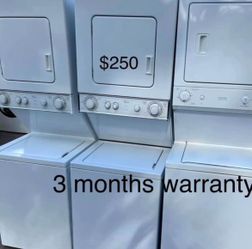 Lavadora Secadora stackable 3 Meses de Garantía Entrega Disponible en Miami-Dade y Broward (offerup)