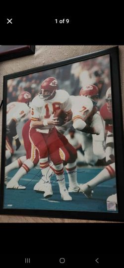 Len DAWSON Autograph LOT