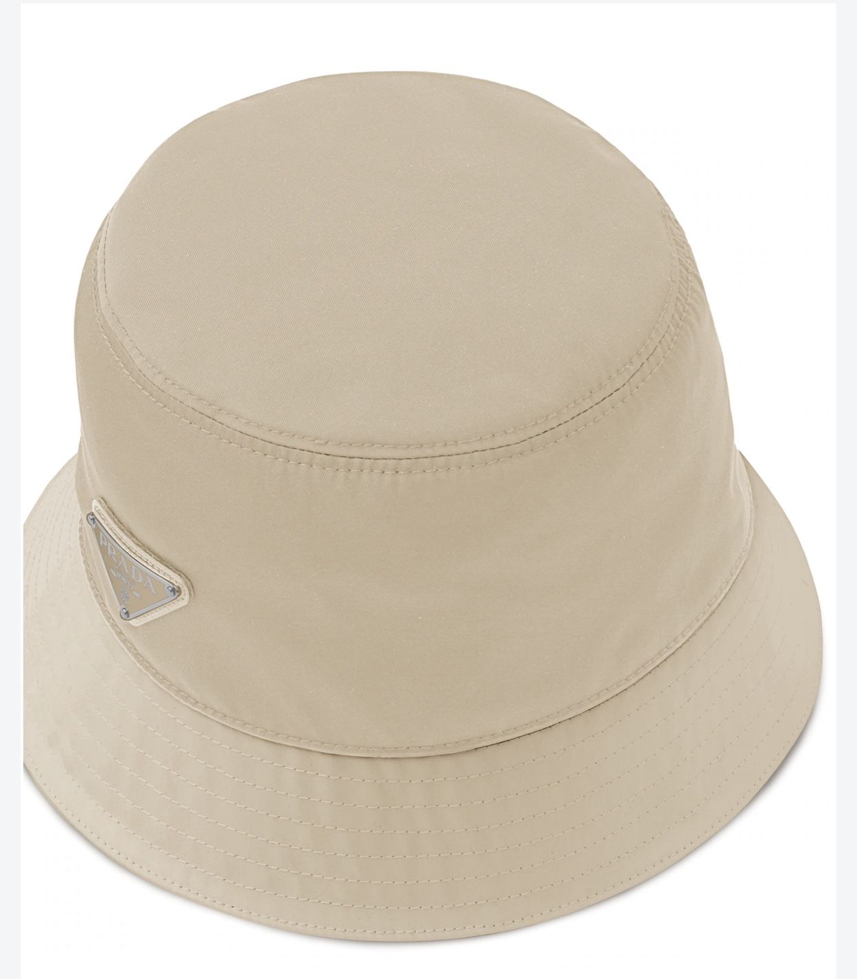 Prada Nylon Beige Bucket Hat Size M