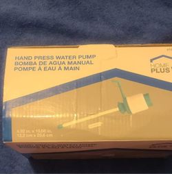 Hand Press Water Pump 