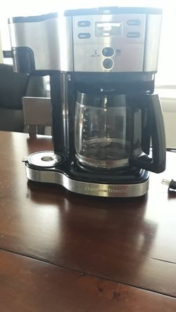 Hamilton beach 2 way brewer coffee maker