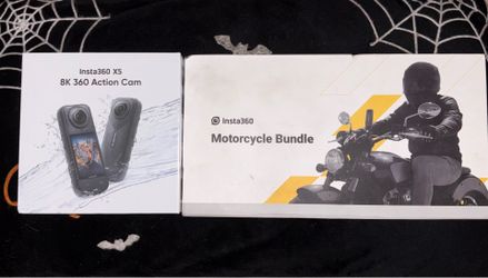 Brand New Sealed Insta360 x5 motorcycle bundle