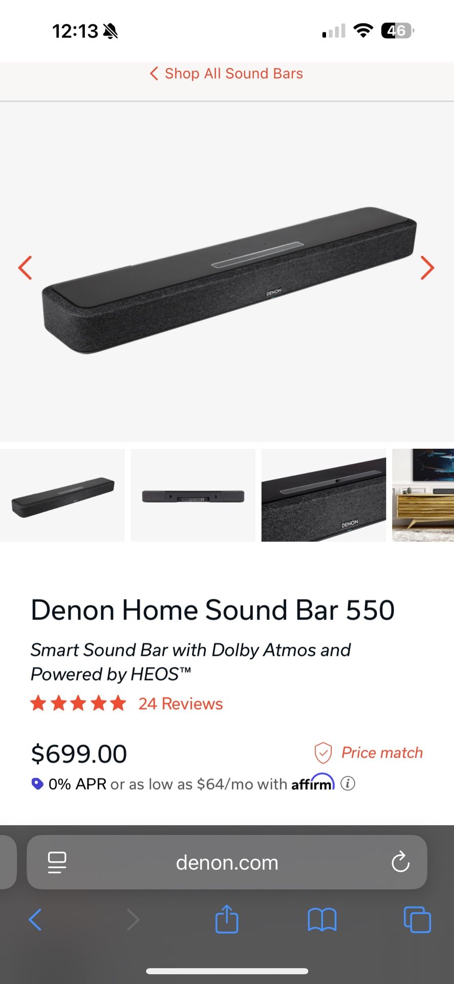 Denon Home Sound Bar 550