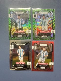 2026 Prizm FIFA World Cup Soccer Monopoly card lot - 13 Argentina
