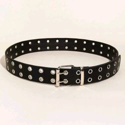 Black Grommet Belt