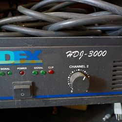 DFX hdj-3000 POWER AMP