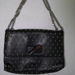 Gucci Miss Bamboo Studded Shoulder Bag 