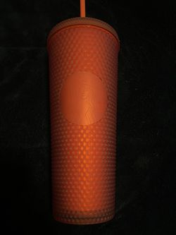 Matte red Starbucks cup