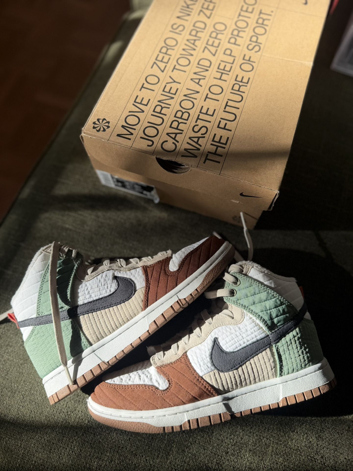 Nike Womens Dunk High LX Next Nature Toasty DN9909-100 Women Size 8