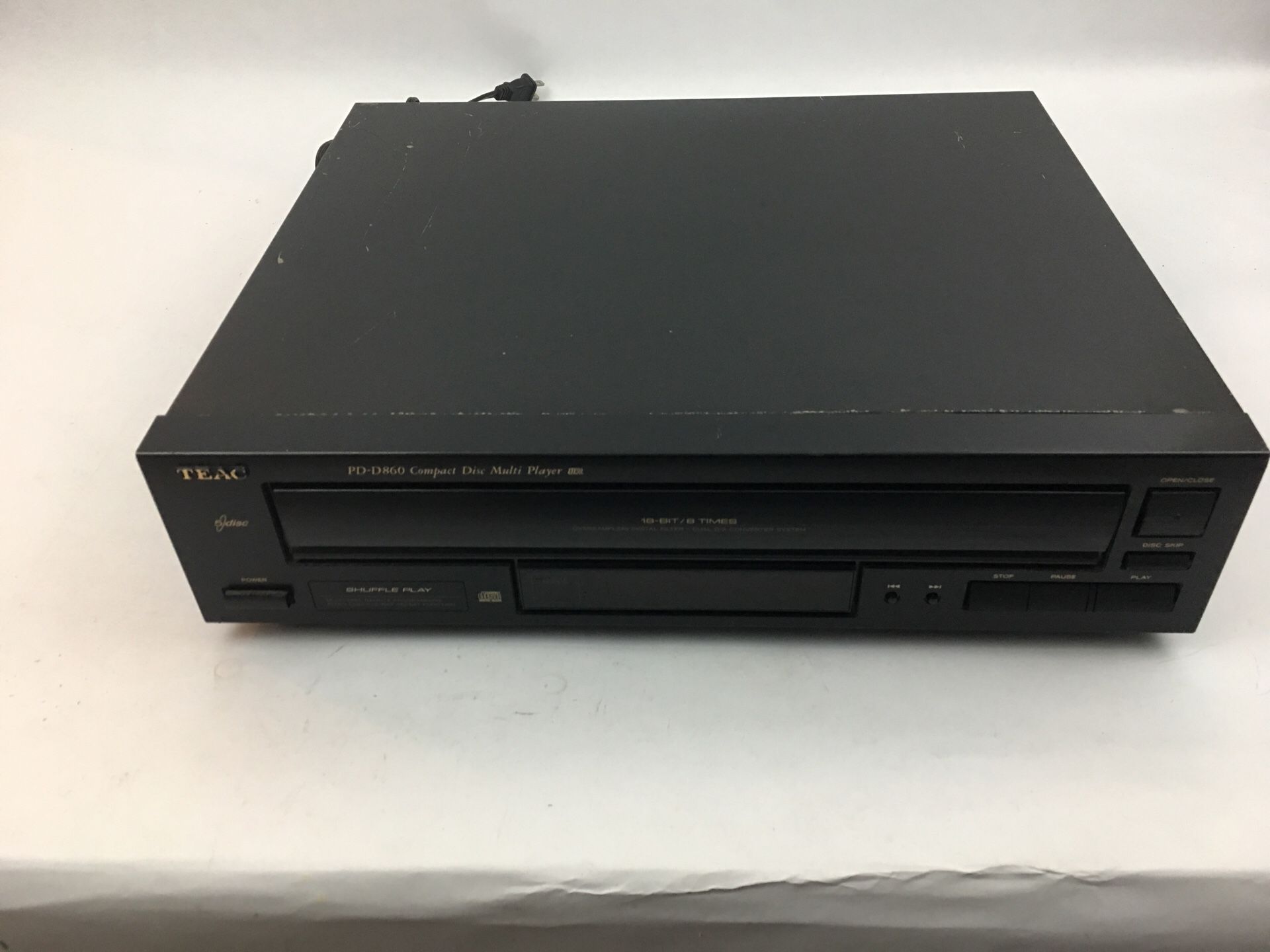 TEAC Model PD-D860 5-Disc Compact Disc Player