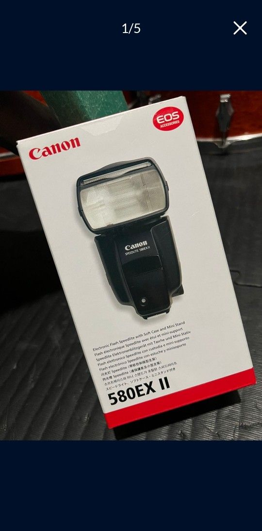 Canon 580EX II Electronic Flash Speedlite
