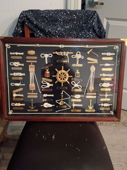Nautical Knot Display Shadow Box