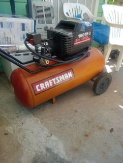 Good craftsman 15 gal air compressor works great