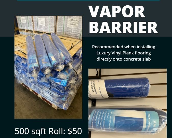 6 Mil Vapor Barrier 500sqft Roll