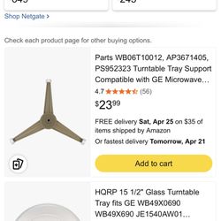 Microwave Glass Turntable Tray And Support