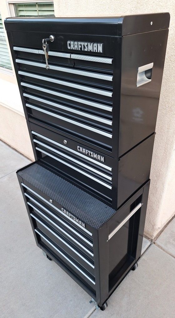Sears Craftsman 3 Tier Premium Series Rollaway tool Box