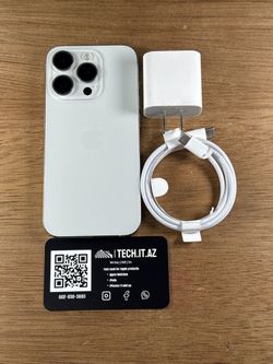 📱 iPhone 15 Pro | 256GB | White Titanium | Unlocked (Any Carrier)