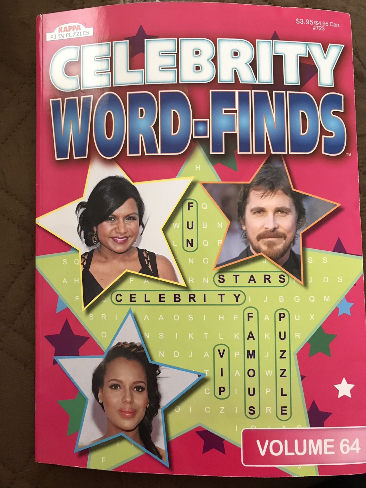 New Word Search Book Celebrity Word Finds 