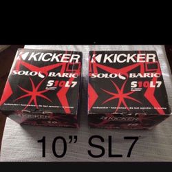 Kicker 10” L7 Solo-Baric (Old School, Brand New In The Box) PLEASE READ INFO BELOW FOR PRICE 
