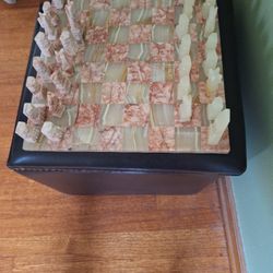 Mexican marble chest sat