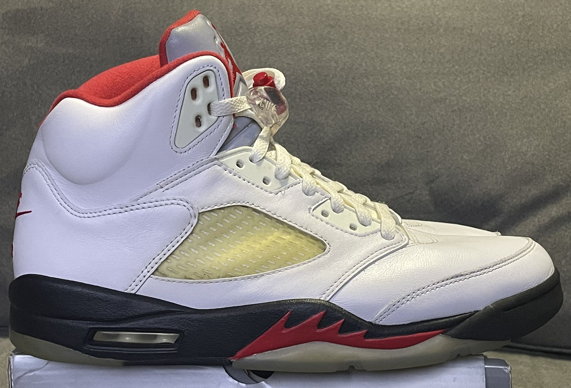 2020 NIKE AIR JORDAN 5 V RETRO FIRE RED DA1911-102 Sneakers Trainers Men Sz 11