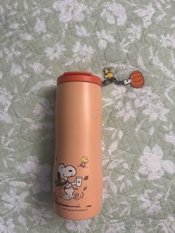 2026 limited edition Starbucks Peanuts Snoopy Fall Tumbler with Charm