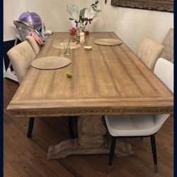 Wood Dining Table 