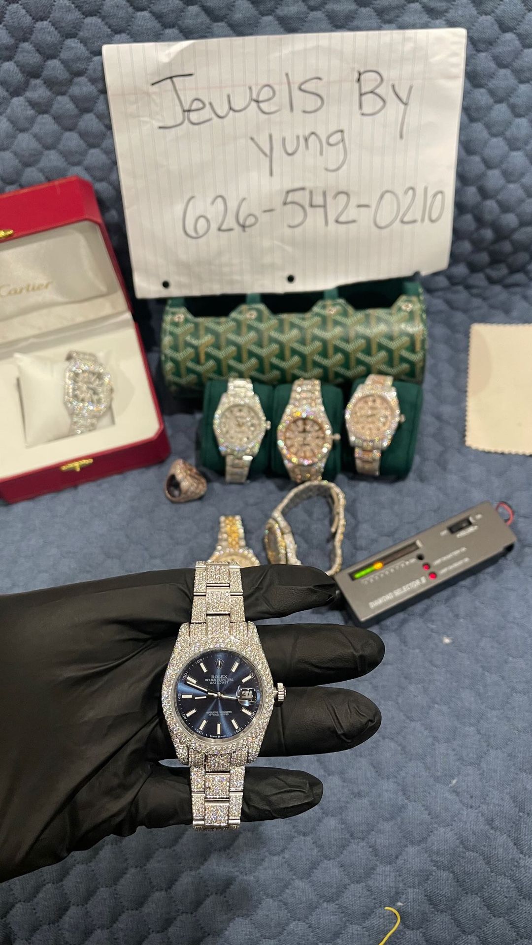 Moissanite Watches Passes Testers Payment Plans Available