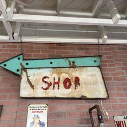 Vintage Sign W/ Lights 