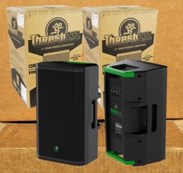 Mackie Powered Speakers 2 x 12 Inch PA Monitors 2600 Watt Thrash 212 Package 🚨 Payment Options Available 🚨 No  Credit Needed 🚨