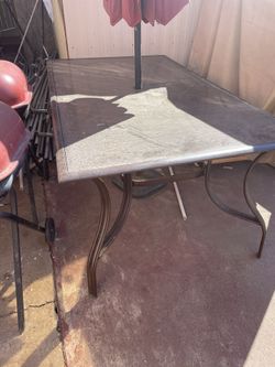 Patio Table For Sale (umbrella not Included)