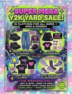 Yard sale (Saturday & Sunday