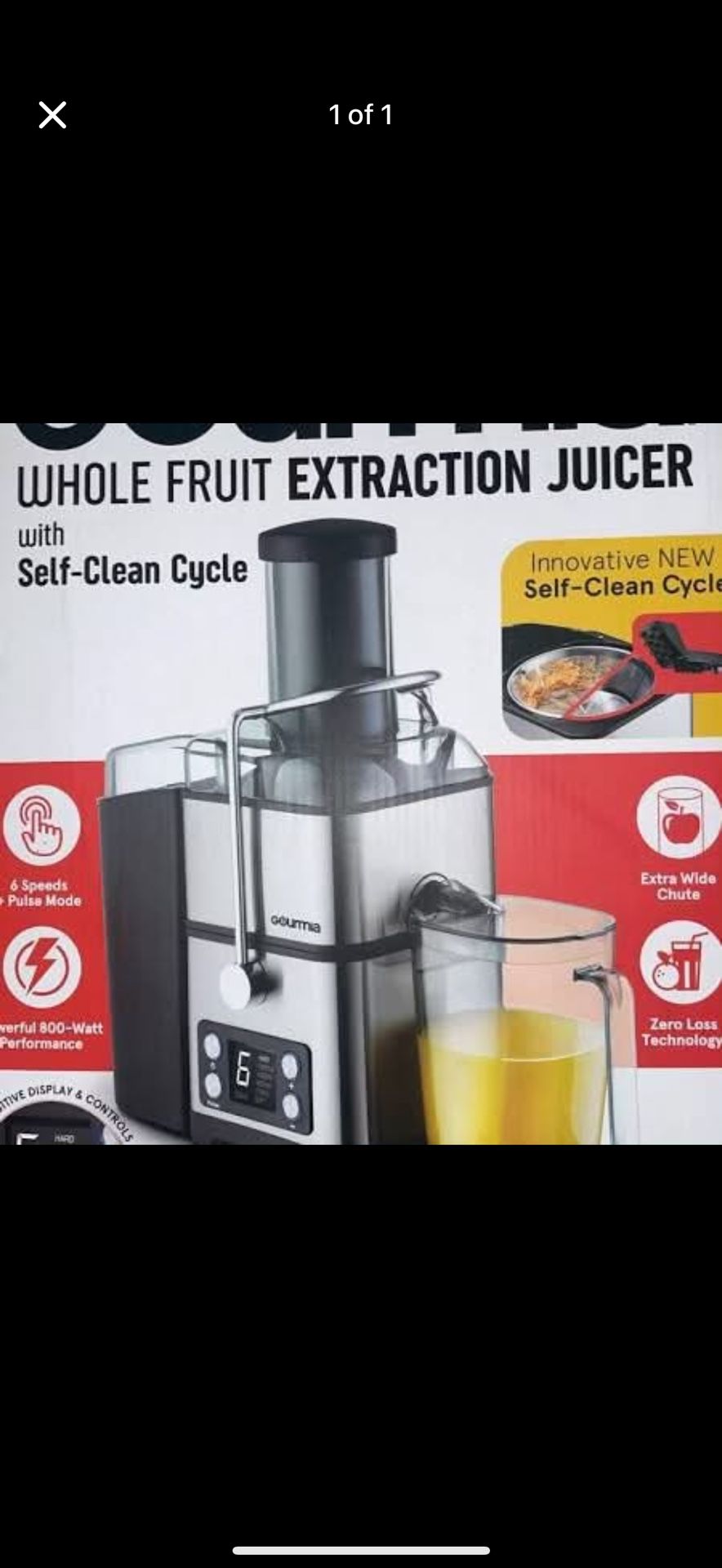 Gourmia juicer