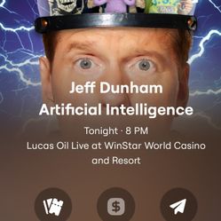 JEff Dunham Tonight At Winstar  8Pm