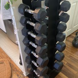 Dumbbells & Stand
