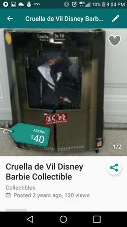 Cruella De Vil collectable Barbie