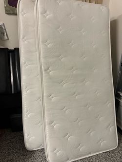 Two twin size mattress