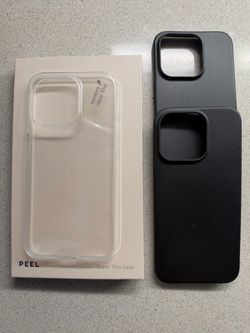 Peel iPhone 15 Pro cases (x3)